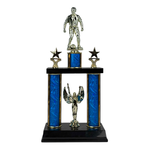 Trofeo de Tubo con Figura Serie 50 de Futbol